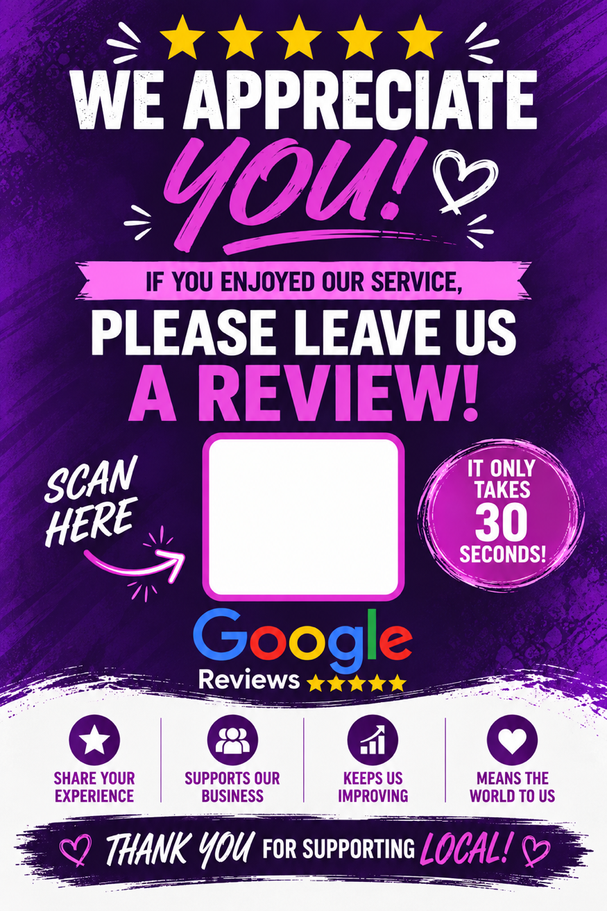 Review Cards — 4×6 Designs