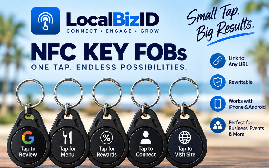 Tap NFC keychains