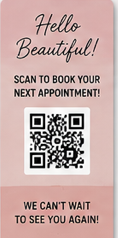 Salon / Barber / Nail Rebooking Card