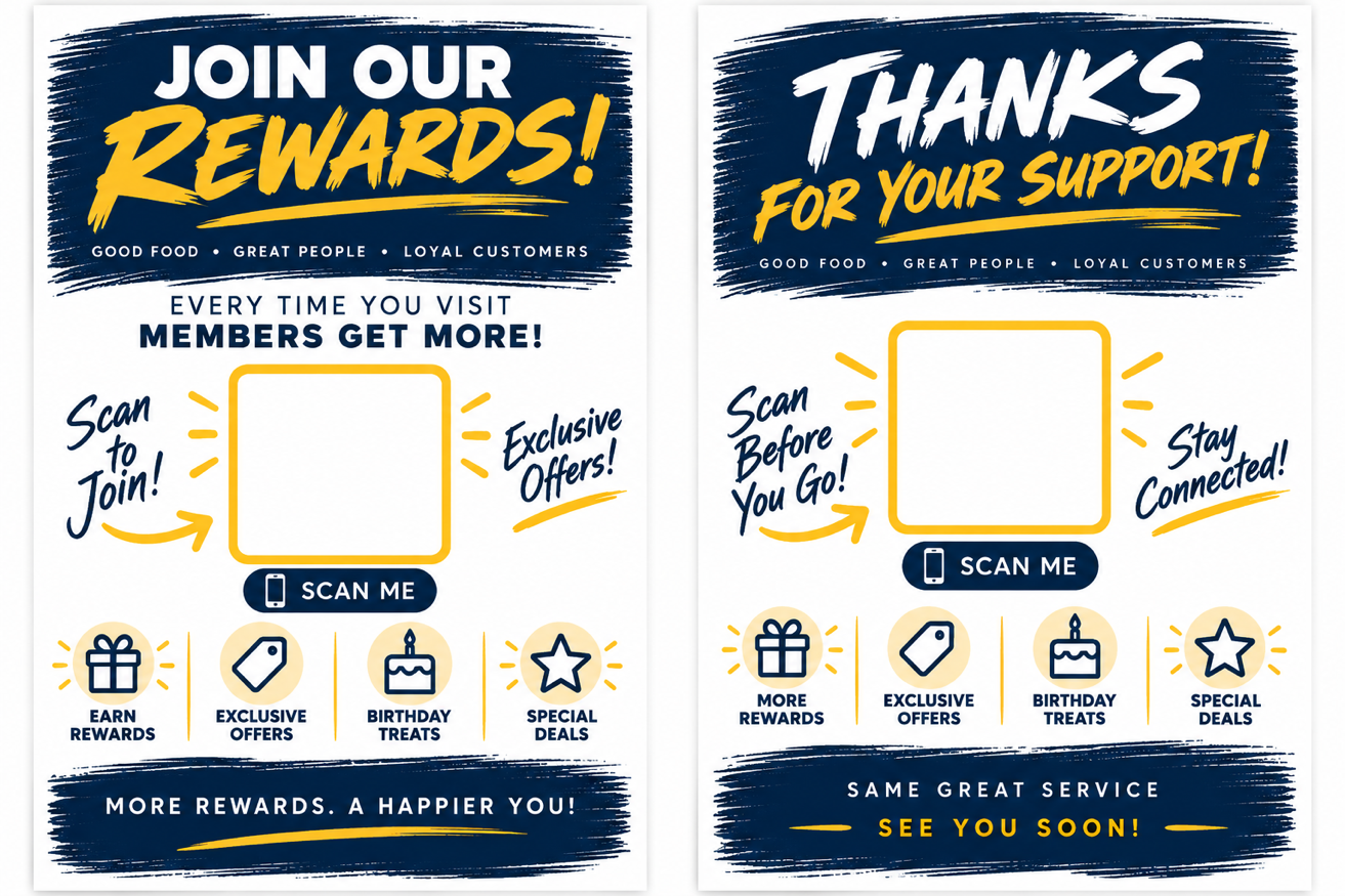 Double-Sided Window Cards — 4×6
